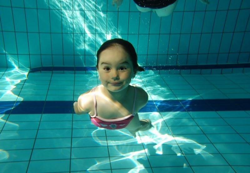 Aqua baby club Pankrác plavou s dítětem